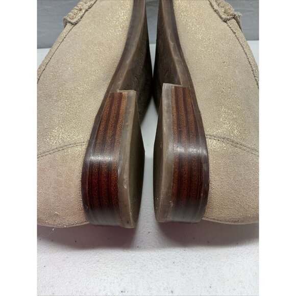 Vionic Waverly‎ Loafers Nubuck Brushed Leather Metallic gray Women’s 6.5 - Picture 4 of 9